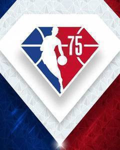 NBA官方公布21-22赛季75周年纪念版LOGO