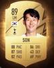 孙兴慜公布个人《FIFA 22》评分：89