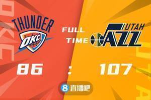 🏀戈贝尔16+21 博扬22分 爵士6人得分上双轻取雷霆