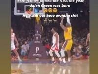 网友：詹姆斯加入NBA的时候杰伦-格林才刚出生🤯 詹姆斯转发