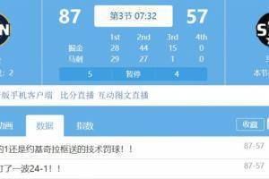 麻了&hellip;&hellip;马刺被掘金打出一波24比1 马刺的1分还是约老师送的罚球