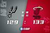 🏀阿德巴约36+7 巴特勒27分 热火力克马刺取3连胜