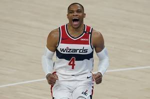 一年前的今天：奇才威少砍下35分14篮板21助攻大号三双
