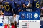 亨利率法国U21队9-0战胜塞浦路斯U21队，创队史最大比分胜利